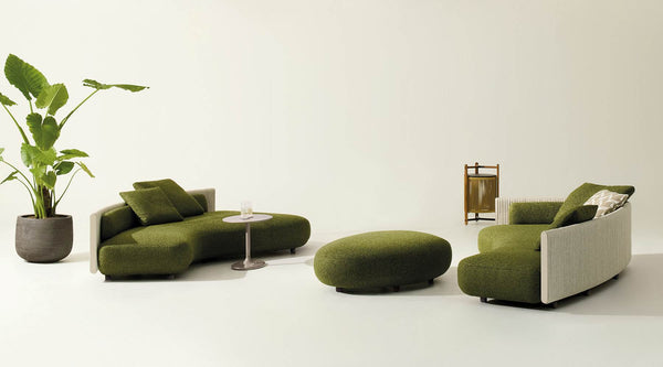 OuterCraft Outdoor Sofa with Armless Chairs