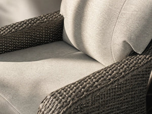 The Monolith 9-Piece Swivel Rocker & Loveseat Lounge Set (4 Chairs + 1 Loveseat)