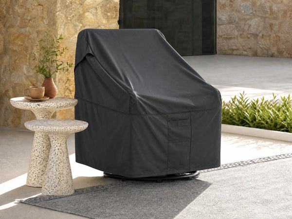 All-Weather Heavy-Duty Waterproof Protective Cover for Swivel Rocker Chairs