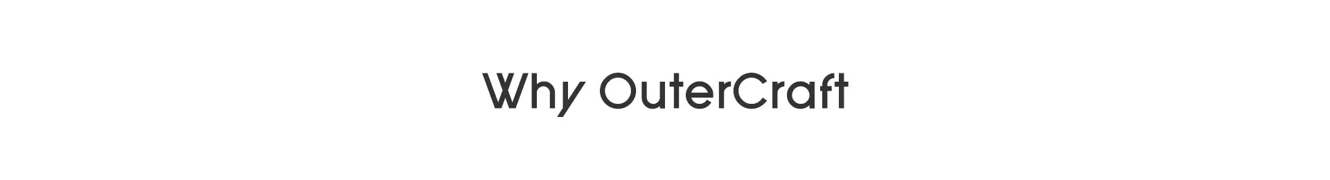 Why OuterCraft brand advantage header for modular all-weather patio furniture