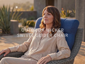 The Monolith 5-Piece Swivel Rocker & Ottoman Lounge Set