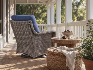 The Monolith 5-Piece Swivel Rocker & Ottoman Lounge Set